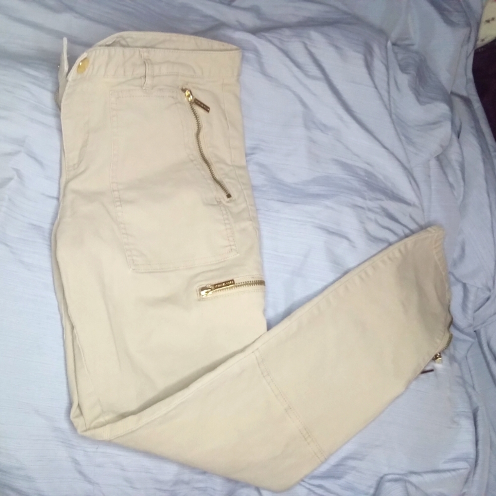 Michael Kors cotton stretch cargo pants